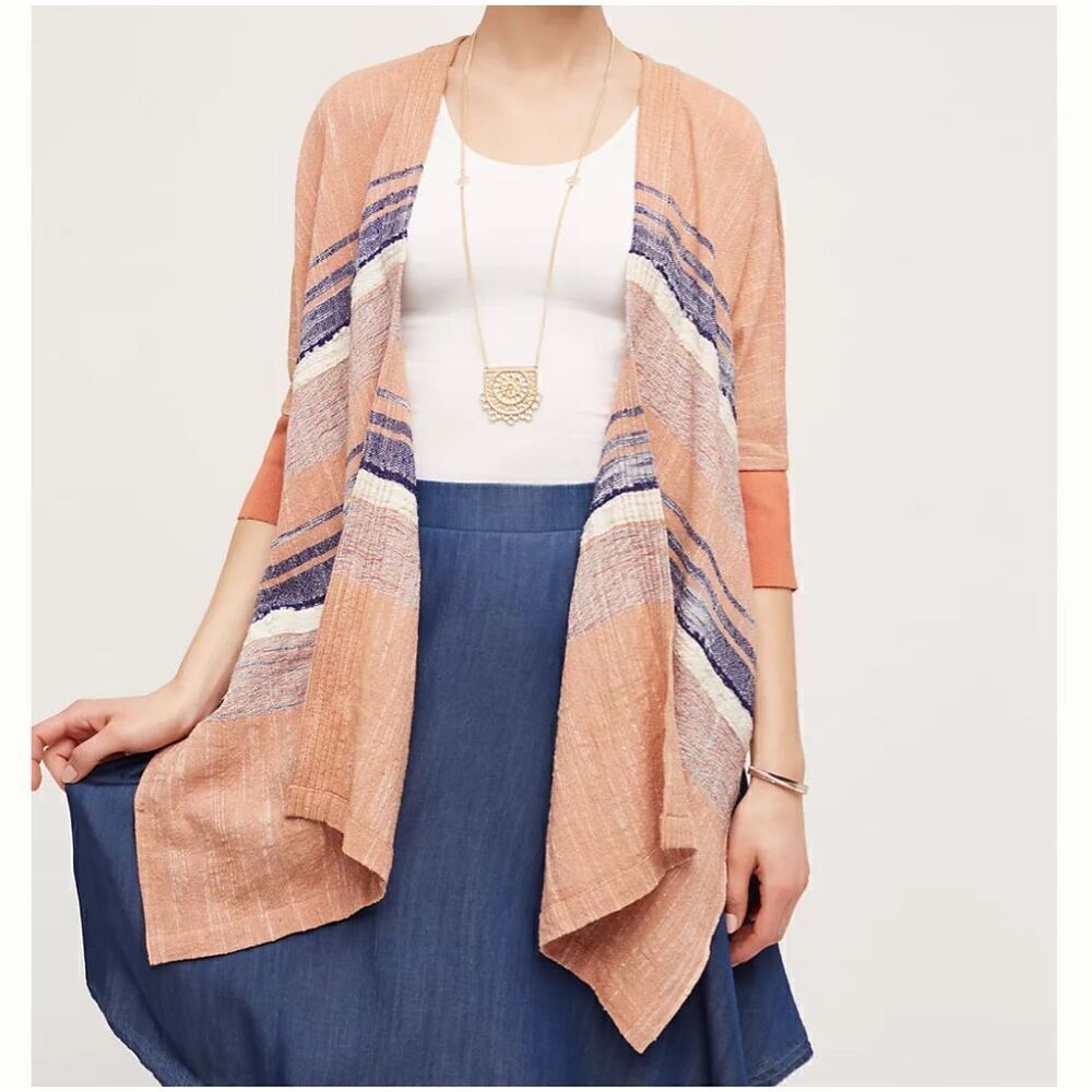 Anthropologie elevenses Shoreline Kimono small